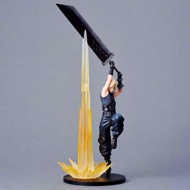 Free UK Royal Mail Tracked 24hr delivery

Breathtaking statue of Cloud Strife from the legendary fantasy role-playing video game. This spectacular statue is launched by Square Enix as part of their latest collection.

This statue is created superbly, showing Cloud Strife posing in motion, holding his buster sword. -Stunning! 

This PVC statue stands at 30cm, and package in a gift/collectible from Square Enix.

Official brand: SQUARE ENIX

EAN: 4988601384322

This is an excellent gift for any FINAL FANTASY f