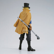 Load image into Gallery viewer, Free UK Royal Mail Tracked 24hr delivery

Stunning statue of Sabo (Chief of Staff of the Revolutionary Army) from the legendary anime ONE PIECE. This statue is launched by Banpresto as part of their latest DXF collection - The Grandline Seies. 

The sculptor created this piece in amazing fashion, showing Sabo posing in his uniform, and holding his iron pipe! 

This PVC statue stands at 18cm tall, and packaged in a gift/collectible box from Bandai. 

Official brand:  Banpresto / Bandai

