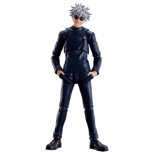 Free UK Royal Mail Tracked 24hr Delivery    

Spectacular figure (Full set) of Satoru Gojo from the popular anime series Jujutsu Kaisen. This premium figure set is launched by Tamashii Nations as part of their latest S.H.Figuarts collection. 

The set comes with four facial plates with different expressions, premium articulated figure of Satoru Gojo (14 point articulation), three left and six right optional hands (including one with a mobile phone), additional Option hand-in-pocket parts for left and right 