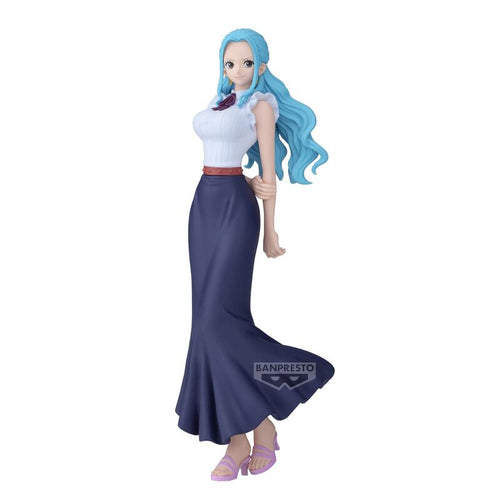 Free UK Royal Mail Tracked 24hr delivery 

Beautiful statue of Nefertari Vivi (Known as Miss Wednesday) from the legendary anime ONE PIECE. This awesome figure is launched by Banpresto as part of their latest The Grandline Series. 

This figure is created stunningly showing Nefertari posing elegantly in her white blouse and dress. 

This PVC statue stands at 18cm tall, and packaged in a gift/collectible box from Bandai.

Official brand: Banpresto / Bandai

EAN: 4983164288315

Excellent gift for any ONE PIEC