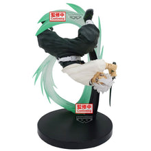 Load image into Gallery viewer, Free UK Royal Mail Tracked 24hr delivery   

Stunning statue of Sanemi Shinazugawa from the popular anime series Demon Slayer. This statue is launched by Banpresto as part of their latest Vibration Stars Plus Collection. 

This figure is created in immense detail, showing Sanemi posing in his hashira uniform, captured in battle performing his wind breathing technique. 

This PVC statue stands at 17cm tall, and packaged in a gift/collectible box from Bandai. 

Official brand: Banpresto / Bandai

EAN: 4983164
