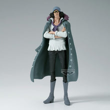 Load image into Gallery viewer, Free UK Royal Mail Tracked 24hr delivery 

Spectacular statue of Kuzan (better known by his former alias Aokiji) from the legendary anime series ONE PIECE. This amazing statue is launched by Banpresto as part of their latest King Of Artist collection.

The creator has completed this piece remarkably,  showing Kuzan posing with attitude - stunning! 

This PVC statue stands at 23cm tall, and packaged in a beautiful gift/collectible box from Bandai. 

Official brand: Bandai / Banpresto

EAN: 4983164288346

Exc
