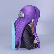 Load image into Gallery viewer, Free UK Royal Mail Tracked 24hr delivery 

Beautiful statue of Fern from the popular anime series Frieren: Beyond Journey's End. This charming statue is launched by Banpresto as part of their latest collection. 

This statue is created stunningly, showing Fern posing elegantly leaning forward from her chair. 

This PVC statue stands at 20cm tall, and packaged in a gift/collectible box from Bandai. 

Official brand: Banpresto / Bandai 

EAN: 4983164287981

Excellent gift for any Frieren: Beyond Journey's End
