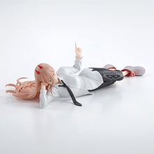 Load image into Gallery viewer, Free UK Royal Mail Tracked 24hr delivery 

Gorgeous statue of Power from the popular anime series Chainsaw Man. This amazing figure is launched by Banpresto as part of their latest Chainsaw Man collection.

The creator did a spectacular job with this piece, showing Power posing beautifully, in her unform, and lying down. - Stunning! 

This PVC statue measured at 22cm, packaged in a gift/collectible box from Bandai. 
