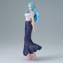 Load image into Gallery viewer, Free UK Royal Mail Tracked 24hr delivery 

Beautiful statue of Nefertari Vivi (Known as Miss Wednesday) from the legendary anime ONE PIECE. This awesome figure is launched by Banpresto as part of their latest The Grandline Series. 

This figure is created stunningly showing Nefertari posing elegantly in her white blouse and dress. 

This PVC statue stands at 18cm tall, and packaged in a gift/collectible box from Bandai.

Official brand: Banpresto / Bandai

EAN: 4983164288315

Excellent gift for any ONE PIEC
