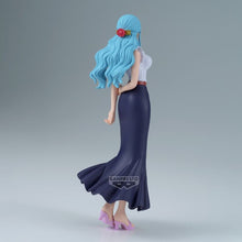 Load image into Gallery viewer, Free UK Royal Mail Tracked 24hr delivery 

Beautiful statue of Nefertari Vivi (Known as Miss Wednesday) from the legendary anime ONE PIECE. This awesome figure is launched by Banpresto as part of their latest The Grandline Series. 

This figure is created stunningly showing Nefertari posing elegantly in her white blouse and dress. 

This PVC statue stands at 18cm tall, and packaged in a gift/collectible box from Bandai.

Official brand: Banpresto / Bandai

EAN: 4983164288315

Excellent gift for any ONE PIEC
