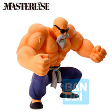 Load image into Gallery viewer, Free UK Royal Mail Tracked 24hr delivery  

Mighty statue of Master Roshi from the legendary anime Dragon Ball. This stunning statue is launched by Ichibansho figure as part of their latest Masterlise series - The Training Section. 

The sculptor did a marvelous job on this piece, showing Master Roshi (also known as the Turtle Hermit) in his Max Power transformation. - Stunning! 

This PVC statue stands at 21cm tall (Accessories: sunglasses included), and packaged in a gift/collectible box from Bandai. 

Of
