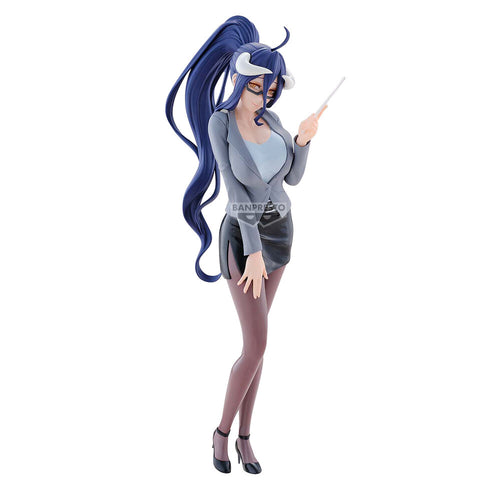 Free UK Royal Mail Tracked 24hr delivery 

Stunning statue of Albedo from the popular anime OVERLORD. This figure is launched by Banpresto as part of their latest collection - Teacher ver. 

The creator has finished this piece perfectly, showing Albedo posing beautifully in her teacher outfit. - Stunning! 

This PVC statue stands at 20cm tall, and packaged in a gift/collectible box from Bandai. 