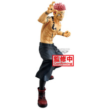 Load image into Gallery viewer, Free UK Royal Mail Tracked 24hr delivery

Stunning statue of Sukuna from the popular anime Jujutsu Kaisen. This amazing figure is launched by Banpresto as part of their latest Maximatic collection. 

This statue is sculpted in immense detail, showing Sukuna posing in battle form. From the hair, facial expression all the way down to the creases of his trousers, all created in in-depth detail - Stunning!

This PVC statue stands at 21cm tall, and packaged in a gift/collectible box from Bandai.

Official brand:
