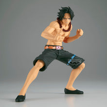 Load image into Gallery viewer, Free UK Royal Mail Tracked 24hr delivery 

Stunning statue of Portgas D. Ace from the legendary anime series ONE PIECE. This amazing statue is launched by Banpresto as part of their latest Battle Record Collection. 

This statue is created in immense detail,  showing Ace posing strikingly in his red beaded necklace, ready for battle. -Stunning! 

This PVC statue stands at 13cm tall, and packaged in a beautiful gift/collectible box from Bandai. 
