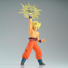 Load image into Gallery viewer, Free UK Royal Mail Tracked 24hr delivery 

Striking statue of Son Goku from the legendary anime Dragon Ball Z. This figure is launched by Banpresto as part of their latest GXmateria series. 

The creator had finished this piece in excellent fashion, showing Son Goku in his Super Saiyan mode and ready unleash his attack. - Stunning! 

This PVC figure stands at 17cm tall, and packaged in a gift/collectible box from Bandai. 

Official brand: Bandai /  Banpresto 

EAN: 4983164289220

Excellent gift for any Drag
