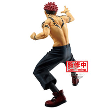 Load image into Gallery viewer, Free UK Royal Mail Tracked 24hr delivery

Stunning statue of Sukuna from the popular anime Jujutsu Kaisen. This amazing figure is launched by Banpresto as part of their latest Maximatic collection. 

This statue is sculpted in immense detail, showing Sukuna posing in battle form. From the hair, facial expression all the way down to the creases of his trousers, all created in in-depth detail - Stunning!

This PVC statue stands at 21cm tall, and packaged in a gift/collectible box from Bandai.

Official brand:
