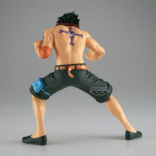 Load image into Gallery viewer, Free UK Royal Mail Tracked 24hr delivery 

Stunning statue of Portgas D. Ace from the legendary anime series ONE PIECE. This amazing statue is launched by Banpresto as part of their latest Battle Record Collection. 

This statue is created in immense detail,  showing Ace posing strikingly in his red beaded necklace, ready for battle. -Stunning! 

This PVC statue stands at 13cm tall, and packaged in a beautiful gift/collectible box from Bandai. 

