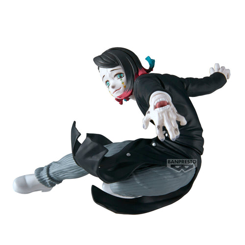 Free UK Royal Mail Tracked 24hr delivery  

Striking statue of Enmu from the popular anime series Demon Slayer. This stunning statue is launched by Banpresto as part of their latest Vibration Stars Collection. 

This figure is created meticulously, showing Enmu posing in battle, and ready to unleash his blood demon art. -Stunning! 

This PVC statue stands at 11cm tall, stand/base included, and packaged in a gift/collectible box from Bandai. 

Official brand: Banpresto / Bandai

EAN: 4983164290677

Excellent