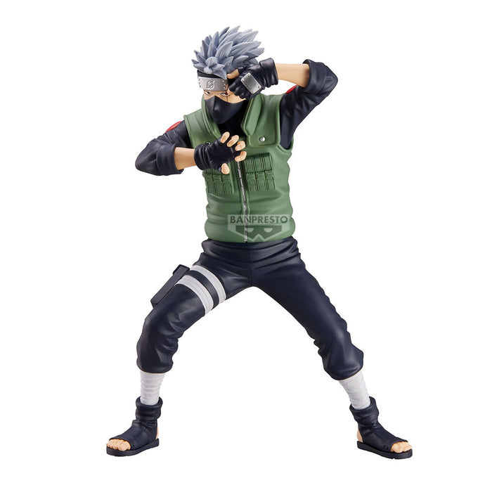 Free UK Royal Mail Tracked 24hr delivery  

Remarkable statue of Kakashi Hatake from the legendary anime series Naruto. This figure is launched by Banpresto as part of their latest Grandista series. 

This figure is created in excellent detail, showing Kakashi posing strikingly in his battle uniform. -Stunning! 

This PVC statue stands at 23cm tall, and packaged in a gift collectible box from Bandai. 

Official brand: Banpresto / Bandai 

EAN: 4983164290639