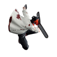 Load image into Gallery viewer, Free UK Royal Mail Tracked 24hr delivery 

Stunning statue of Denji (Chainsaw man form) from the popular anime series Chainsaw Man. This amazing statue is launched by Banpresto as part of their latest Vibration stars collection. 

The creator has sculpted this piece in excellent detail, showing Denji posing in battle, and in his Chainsaw Man form. -Stunning! 

This PVC statue stands at 14cm tall, and packaged in a gift/collectible box from Bandai.

Official brand: Banpresto / Bandai

EAN: 4983164290660

Exc
