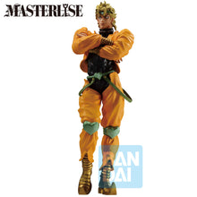 Load image into Gallery viewer, Free UK Royal Mail Tracked 24hr delivery 

Spectacular statue of Dio Brando from the popular anime JoJo&#39;s Bizarre Adventure. This amazing statue is launched by Ichibansho Figure as part of their latest Masterlise collection - Stardust Crusaders. 

The creator completed this piece in excellent fashion, showing Dio posing stunningly in his iconic outfit - (yellow jacket, black tank top, chaps, and  heart-shaped circlet and knee guards) -Stunning! 

This PVC statue stands at 25cm tall, and packaged in a gift/c
