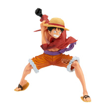 Load image into Gallery viewer, Free UK Royal Mail Tracked 24hr delivery

Stunning statue of Monkey D. Luffy from the legendary anime ONE PIECE. This amazing figure is launched by Banpresto as part of their latest Maximatic collection. - ver A. 

This statue is sculpted in immense detail, showing Monkey D. Luffy posing in his classic pirate outfit, captured in motion and ready to unleash his Gomu Gomu no Pistol. - Stunning! 

This PVC statue stands at 21cm tall, and packaged in a gift/collectible box from Bandai.

Official brand: Banprest
