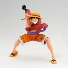Load image into Gallery viewer, Free UK Royal Mail Tracked 24hr delivery

Stunning statue of Monkey D. Luffy from the legendary anime ONE PIECE. This amazing figure is launched by Banpresto as part of their latest Maximatic collection. - ver A. 

This statue is sculpted in immense detail, showing Monkey D. Luffy posing in his classic pirate outfit, captured in motion and ready to unleash his Gomu Gomu no Pistol. - Stunning! 

This PVC statue stands at 21cm tall, and packaged in a gift/collectible box from Bandai.

Official brand: Banprest
