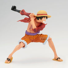 Load image into Gallery viewer, Free UK Royal Mail Tracked 24hr delivery

Stunning statue of Monkey D. Luffy from the legendary anime ONE PIECE. This amazing figure is launched by Banpresto as part of their latest Maximatic collection. - ver A. 

This statue is sculpted in immense detail, showing Monkey D. Luffy posing in his classic pirate outfit, captured in motion and ready to unleash his Gomu Gomu no Pistol. - Stunning! 

This PVC statue stands at 21cm tall, and packaged in a gift/collectible box from Bandai.

Official brand: Banprest
