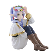 Load image into Gallery viewer, Free UK Royal Mail Tracked 24hr delivery 

Elegant statue of Frieren from the popular anime Frieren: Beyond Journey&#39;s End. This beautiful figure is launched by Banpresto as part of their latest collection - Flower Crown. 

This stunning statue is created stunningly, showing Frieren posing peacefully in wearing her flower crown. -Stunning! 

This PVC statue stands at 13cm tall, and packaged in a gift/collectible box from Bandai. 

Official brand: Banpresto / Bandai

EAN: 4983164293296

Excellent gift for any
