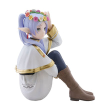 Load image into Gallery viewer, Free UK Royal Mail Tracked 24hr delivery 

Elegant statue of Frieren from the popular anime Frieren: Beyond Journey&#39;s End. This beautiful figure is launched by Banpresto as part of their latest collection - Flower Crown. 

This stunning statue is created stunningly, showing Frieren posing peacefully in wearing her flower crown. -Stunning! 

This PVC statue stands at 13cm tall, and packaged in a gift/collectible box from Bandai. 

Official brand: Banpresto / Bandai

EAN: 4983164293296

Excellent gift for any
