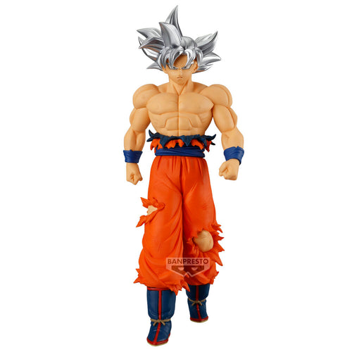 Free UK Royal Mail Tracked 24hr delivery  

Striking statue of Son Goku Ultra Instinct from the legendary anime Dragon Ball Super.  This figure is launched by Banpresto as part of their latest SOLID EDGE WORKS collection. 

The sculptor has completed this beautiful piece in excellent fashion, showing Son Goku posing in his Ultra Instinct form. - Stunning! 

This PVC statue stands at 20cm tall, and packaged in a gift/collectible box from Bandai. 

Official Brand: Banpresto/Bandai 

EAN: 4983164295207

Excell