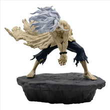 Load image into Gallery viewer, The Ultimate Villain Enters the Final Battle
Bring the terrifying power of Tomura Shigaraki to your collection with this officially licensed My Hero Academia Combination Battle – Finale Figure by Banpresto / Bandai Spirits.

Shigaraki is captured in a dramatic battle pose inspired by the climactic conflict of My Hero Academia, featuring his wild white hair, battle-worn appearance and the destructive presence that makes him one of the series' most formidable villains.

Standing approximately 12cm tall, this 
