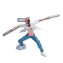 Load image into Gallery viewer, Free UK Royal Mail Tracked 24hr delivery  

Striking statue of Denji Chainsaw Man from the popular anime Chainsaw Man. This figure is launched by Banpresto as part of their latest Grandista series, adapted form the latest movie. 

This statue is created meticulously, showing Denji posing in his Chainsaw man form, blasting out with rage. -Stunning! 

This PVC statue stands at 21cm tall, and packaged in a gift collectible box from Bandai. 

Official brand: Banpresto / Bandai 

EAN: 4983164296297

Excellent gi
