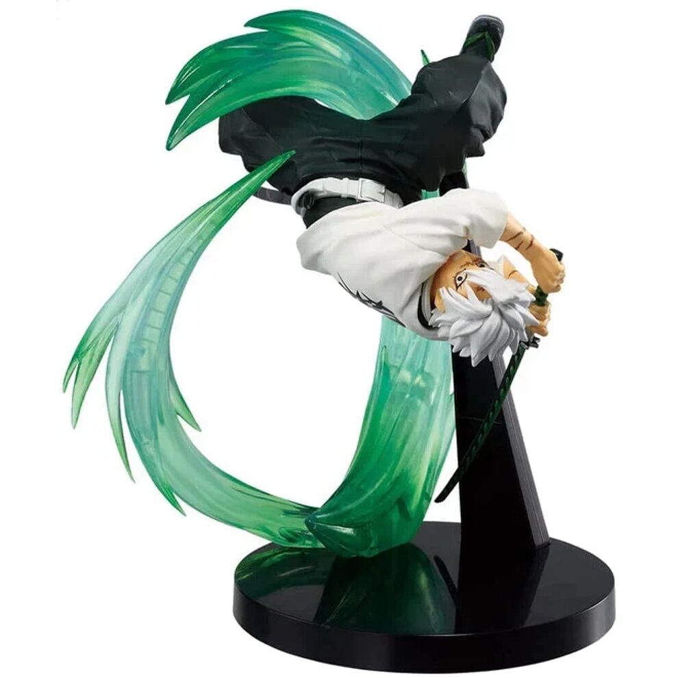 Free UK Royal Mail Tracked 24hr delivery   

Stunning statue of Sanemi Shinazugawa from the popular anime series Demon Slayer. This statue is launched by Banpresto as part of their latest Vibration Stars Plus Collection. 

This figure is created in immense detail, showing Sanemi posing in his hashira uniform, captured in battle performing his wind breathing technique. 

This PVC statue stands at 17cm tall, and packaged in a gift/collectible box from Bandai. 

Official brand: Banpresto / Bandai

EAN: 4983164