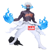 Load image into Gallery viewer, Free UK Royal Mail Tracked 24hr delivery 

Exceptional statue of Dabi from the popular anime My Hero Academia. This Statue is launched by Banpresto as part of their latest DX figure collection - The Evil Villains.

The creator has finished this piece in amazing fashion, showing Dabi posing in his "Full burns" state, in battle. -Stunning! 

This PVC statue stands at 18cm tall, and packaged in a gift/collectible box from Bandai. 

Official brand: Banpresto / Bandai

EAN: 4983164298970

This is an excellent gi
