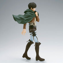 Load image into Gallery viewer, Free UK Royal Mail Tracked 24hr delivery  

Awsome statue of Eren Yeager from the popular anime Attack On Titan. This figure is launched by Banpresto as part of their latest Grandista series.

This statue is created strikingly, showing Eren Yeager posing in his uniform, and wearing his iconic scout cape. -Stunning! 

This PVC statue stands at 28cm tall, and packaged in a gift collectible box from Bandai. 

Official brand: Banpresto / Bandai 

EAN: 4983164298758

Excellent gift for any Attack On Titan fan. 

