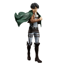 Load image into Gallery viewer, Free UK Royal Mail Tracked 24hr delivery  

Spectacular statue of Levi Ackerman from the popular anime Attack On Titan. This figure is launched by Banpresto as part of their latest Grandista series.

This statue is created meticulously, showing Levi Ackerman posing in his uniform, and wearing his iconic scout cape. -Stunning! 

This PVC statue stands at 27cm tall, and packaged in a gift collectible box from Bandai. 

Official brand: Banpresto / Bandai 

EAN: 4983164298765

Excellent gift for any Attack On T
