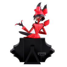 Load image into Gallery viewer, Free UK Royal Mail Tracked 24hr delivery 

Remarkable statue of Alastor from the popular black comedy animation Hazbin Hotel. This stunning figure is launched by Banpresto as part of their latest collection. 

This stunning statue is created in excellent fashion, showing Alastor posing confidently sitting on top of the hotel sign. - Stunning! 

This PVC statue stands at 17cm tall, and packaged in a gift/collectible box from Bandai.

Official brand: Banpresto / Bandai

EAN: 4983164297805

Excellent gift for 
