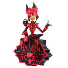 Load image into Gallery viewer, Free UK Royal Mail Tracked 24hr delivery 

Remarkable statue of Alastor from the popular black comedy animation Hazbin Hotel. This stunning figure is launched by Banpresto as part of their latest collection. 

This stunning statue is created in excellent fashion, showing Alastor posing confidently sitting on top of the hotel sign. - Stunning! 

This PVC statue stands at 17cm tall, and packaged in a gift/collectible box from Bandai.

Official brand: Banpresto / Bandai

EAN: 4983164297805

Excellent gift for 
