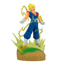 Load image into Gallery viewer, Free UK Royal Mail Tracked 24hr delivery

Classic statue of Vegito Super Saiyan from the legendary anime Dragon Ball Z. This amazing statue is launched by Banpresto as part of their latest History Box statue

This statue is created remarkably, showing Super Saiyan Vegito posing amazingly with rage, and showcasing his power floating above ground. -Stunning!

This PVC statue stands at 17cm tall, and packaged in a gift/collectible box from Bandai.

Official brand: Banpresto / Bandai


