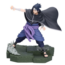 Load image into Gallery viewer, Free UK Royal Mail Tracked 24hr delivery 

Striking figure of Sasuke Uchiha from the Legendary anime series Naruto Shippuden. This amazing statue is launched by Banpresto as part of their latest combination batter series. 

The creator had completed this piece beautifully, showing Sasuke posing in his black cape - related to his role as the "Shadow Hokage" 

This PVC statue stands at 15cm tall, and packaged in a gift / collectible box from Bandai. 

Official brand: Banpresto / Bandai

EAN: 4983164300222

Ex

