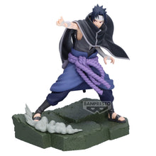 Load image into Gallery viewer, Free UK Royal Mail Tracked 24hr delivery 

Striking figure of Sasuke Uchiha from the Legendary anime series Naruto Shippuden. This amazing statue is launched by Banpresto as part of their latest combination batter series. 

The creator had completed this piece beautifully, showing Sasuke posing in his black cape - related to his role as the "Shadow Hokage" 

This PVC statue stands at 15cm tall, and packaged in a gift / collectible box from Bandai. 

Official brand: Banpresto / Bandai

EAN: 4983164300222

Ex
