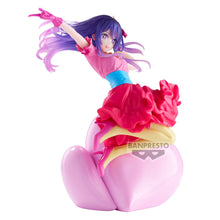 Load image into Gallery viewer, Free UK Royal Mail Tracked 24hr delivery 

Gorgeous statue of Ai Hoshino from the popular anime Oshi No Ko. This stunning statue is launched by Banpresto as part of their latest Espresto collection.

This statue is created meticulously, showing Ai Hoshino posing beautifully in her performance outfit, sitting on the poppin heart (also included). -Stunning! 

This PVC statue stands at 20cm tall, and packaged in a gift/collectible box from Bandai.

Official brand: Banpresto / Bandai

EAN: 4573102696052

Excell
