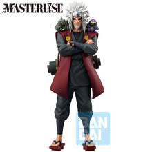 Load image into Gallery viewer, Free UK Royal Mail Tracked 24hr delivery 

Exceptional statue of Jiraiya from the legendary anime Naruto Shippuden. This amazing statue is launched by Ichibansho Figure as part of their latest Masterlise collection. - A Bridge Between the Lament of Samsara and Peace. 

This remarkable statue is created meticulously, showing Jiraiya posing in his iconic red, waistcoat, and his legendary scroll on his back. On his shoulders also standing the elder toads from mount Myoboku (Fukasaku and Shima). - Exceptional! 
