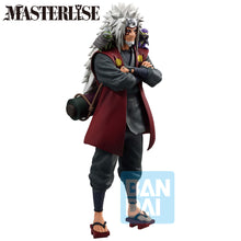 Load image into Gallery viewer, Free UK Royal Mail Tracked 24hr delivery 

Exceptional statue of Jiraiya from the legendary anime Naruto Shippuden. This amazing statue is launched by Ichibansho Figure as part of their latest Masterlise collection. - A Bridge Between the Lament of Samsara and Peace. 

This remarkable statue is created meticulously, showing Jiraiya posing in his iconic red, waistcoat, and his legendary scroll on his back. On his shoulders also standing the elder toads from mount Myoboku (Fukasaku and Shima). - Exceptional! 
