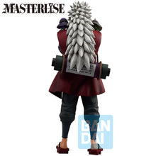 Load image into Gallery viewer, Free UK Royal Mail Tracked 24hr delivery 

Exceptional statue of Jiraiya from the legendary anime Naruto Shippuden. This amazing statue is launched by Ichibansho Figure as part of their latest Masterlise collection. - A Bridge Between the Lament of Samsara and Peace. 

This remarkable statue is created meticulously, showing Jiraiya posing in his iconic red, waistcoat, and his legendary scroll on his back. On his shoulders also standing the elder toads from mount Myoboku (Fukasaku and Shima). - Exceptional! 
