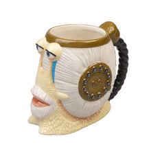 Load image into Gallery viewer, Free UK Royal Mail Tracked 24hr delivery 

Impressive design of Den Den Mushi (Transponder Snails) 800ml Jug/mug, from the legendary anime ONE PIECE. This beautiful Jug/mug is launched by ERIK as part of their latest collection - Adapted from the latest NETFLIX season. 

Size: 800ml

Material: Dolomite

Embossed decoration and gloss finish. 

Official brand: ERIK

EAN: 8435747812234

Excellent gift for any One Piece fan. 

Not suitable for microwaves or dishwashers. 
