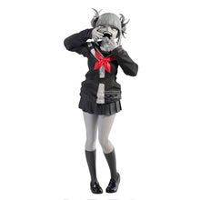 Load image into Gallery viewer, Free UK Royal Mail Tracked 24hr delivery 

Remarkable figure of Himiko Toga from the popular anime series Chainsaw Man. This amazing statue is launched by Banpresto as part of their latest Noir Edge collection.

This stunning Himiko Toga statue captures one of My Hero Academia's most iconic characters in a beautifully posed school uniform. Finished in a striking grayscale manga-inspired design, the vibrant red ribbon and piercing golden yellow eyes create a dramatic contrast, making this figure a true centr
