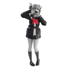 Load image into Gallery viewer, Free UK Royal Mail Tracked 24hr delivery 

Remarkable figure of Himiko Toga from the popular anime series Chainsaw Man. This amazing statue is launched by Banpresto as part of their latest Noir Edge collection.

This stunning Himiko Toga statue captures one of My Hero Academia's most iconic characters in a beautifully posed school uniform. Finished in a striking grayscale manga-inspired design, the vibrant red ribbon and piercing golden yellow eyes create a dramatic contrast, making this figure a true centr

