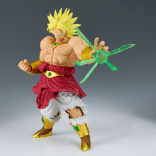 Load image into Gallery viewer, Unleash the Power of Super Saiyan Broly

Bring the overwhelming power of Broly to your collection with this officially licensed Dragon Ball Z GX Materia Figure by Banpresto / Bandai Spirits.

Standing approximately 22cm tall, Broly is captured in his imposing Super Saiyan form while preparing to unleash a devastating energy attack. The translucent green energy effect creates a dramatic sense of movement and makes this figure immediately stand out on display.

With his enormous physique, golden Super Saiyan 
