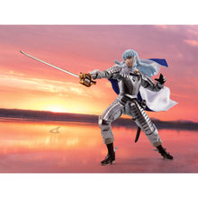 Load image into Gallery viewer, Lead the Band of the Hawk

Bring the commanding presence of Griffith to your collection with this premium S.H.Figuarts action figure from the legendary dark fantasy series Berserk.

Presented in his iconic armour and designed with extensive articulation, interchangeable expressions and accessories, this highly detailed figure allows collectors to recreate a variety of memorable Griffith poses and battle scenes.

⭐ Key Features
Official Berserk merchandise
Features Griffith, leader of the Band of the Hawk
Pr
