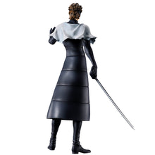 Load image into Gallery viewer, THE MASTER OF ILLUSION RETURNS
Bring the formidable Sōsuke Aizen to your collection with this officially licensed Bleach Ichibansho Masterlise Figure, released as part of the Stirring Souls Vol. 4 collection by Bandai Spirits.

Inspired by Aizen's appearance during Bleach: Thousand-Year Blood War, this imposing figure recreates him in his distinctive Muken prisoner outfit, complete with the restraints across his eyes and his unmistakably calm, confident presence. Aizen is depicted wielding his Zanpakutō, Ky
