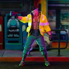 Load image into Gallery viewer, Free UK Royal Mail Tracked 24hr Delivery

Spectacular figure (Full set) of David Martinez from the popular anime series Cyberpunk Edgerunners. This premium figure set is launched by Jada as part of their latest scale figure collection.

The set comes with two facial plates , premium articulated figure of David Martinez (14 point articulation),two additional hands, and his gun. -

The figure stands at 15cm (1:12 scale figure), packaged in a window display box from Jada.
