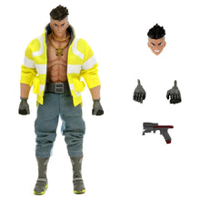 Load image into Gallery viewer, Free UK Royal Mail Tracked 24hr Delivery

Spectacular figure (Full set) of David Martinez from the popular anime series Cyberpunk Edgerunners. This premium figure set is launched by Jada as part of their latest scale figure collection.

The set comes with two facial plates , premium articulated figure of David Martinez (14 point articulation),two additional hands, and his gun. -

The figure stands at 15cm (1:12 scale figure), packaged in a window display box from Jada.
